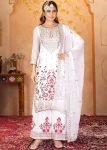 White Embroidered Salwar Suit Set